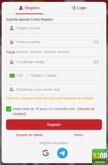 Experiência de Jogos 93rr.com